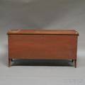 Redpainted Pine Sixboard Blanket Box