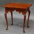 Queen Annestyle Maple Traytop Tea Table