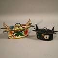 Two Paintdecorated Boxes