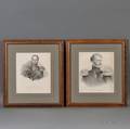 Two Engravings of Tsars Nicholas I and Alexander II