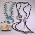 Small Group of Southwestern Silver and Turquoise Jewelry