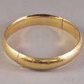 Engel Bros Hinged 14kt Gold Bangle Bracelet