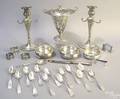 Sterling silver tableware to include 3 porringers