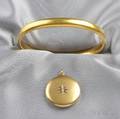Art Nouveau 14kt Gold Bracelet Riker Bros
