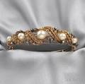 18kt Gold Cultured Pearl and Diamond Bracelet