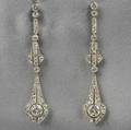 Platinum and Diamond Earpendants
