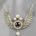 Antique Diamond and Pearl Brooch