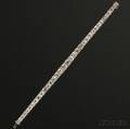 Platinum and Diamond Bracelet Raymond Yard