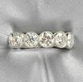 Platinum and Diamond Eternity Band