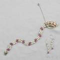 Pearl Ruby and Diamond Bracelet