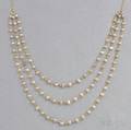 Antique 14kt Gold and Pearl Necklace
