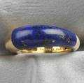18kt Gold Lapis and Bone Ring Cartier