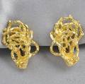 18kt Gold Earclips Arthur King