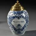 Dutch Delft Tobacco Jar