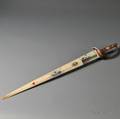 Scrimshaw Polychrome Paintdecorated Swordfish Sword