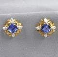 Sapphire and Diamond Earstuds McTeigue