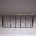 Tall Brass and Wirework Fire Screen