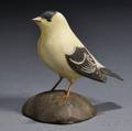Jess Blackstone Miniature Carved and Painted Goldfinch Figure