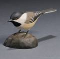 Jess Blackstone Miniature Carved and Painted Chickadee Figure