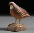 Jess Blackstone Miniature Carved and Painted Bobwhite Figure