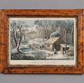 Currier  Ives publisher American 18571907 A Home in the Wilderness