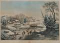 Nathaniel Currier publisher American 18131888 American Winter Scenes Morning