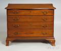 Chippendale Cherry Chest of Drawers