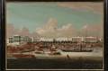 China Trade School 19th Century The Waterfront Hongs at Canton China 18471856