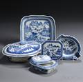 Five Canton Porcelain Items