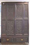 Jacobean style cupboard with period and nonperiod elements