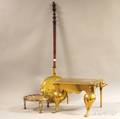 Three Metal and Brass Hearth Items