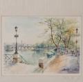 Constantine Kluge French 19122003 PARIS les bouquinistes quai conti