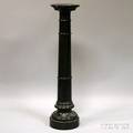 Dark Green Marble Pedestal