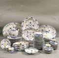 Sixtysixpiece Royal Copenhagen Blue and Whitedecorated Porcelain Partial Dinner Service