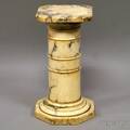 White Marble Pedestal