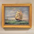 American School 20th Century Portrait of a TwoMasted Sailing Ship