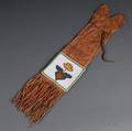 Plains Cree or BlackfeetBeaded Hide Pipebag