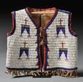 Lakota Beaded Hide Childs Vest
