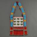 Blood Beaded Cloth Bandolier BagHorse Collar