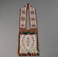 Great Lakes Beaded Cloth Bandolier Bag