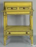 New England painted pine dressing table earlymid 19th c
