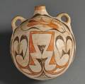 Acoma Polychrome Pottery Canteen