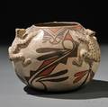 Zuni Polychrome Frog Jar