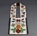 Chippewa Beaded Cloth Bandolier Bag