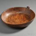 Woodlands Carved Wood Bowl
