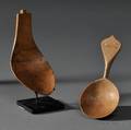 Two Woodlands Carved Wood Spoons