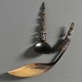 Two Northwest Coast Carved Horn Spoons