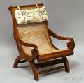 Childs Colonialstyle Caned Hardwood Plantation Armchair