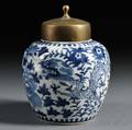 Blue and White Porcelain Jar