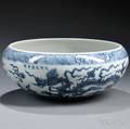 Blue and White Alms Bowl